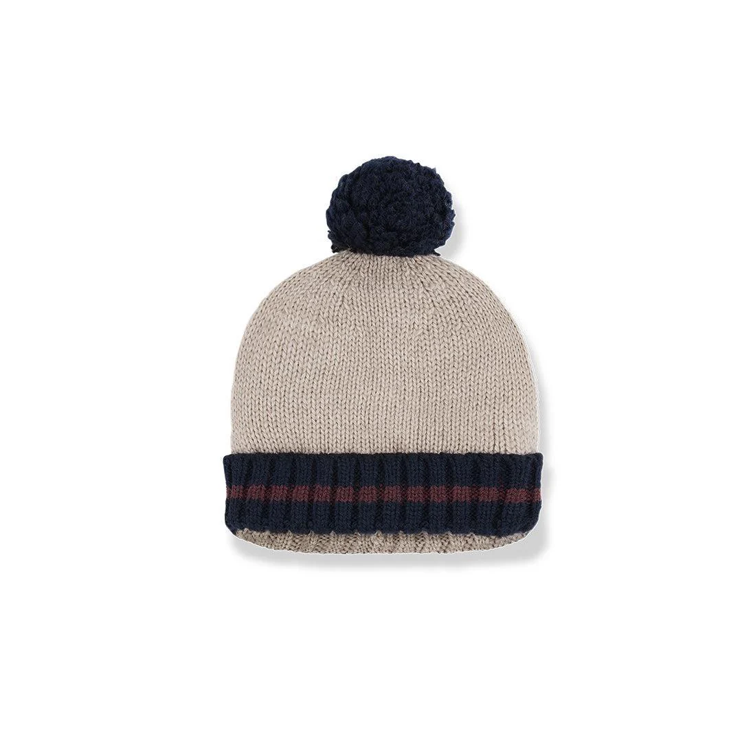 1+ In The Family Brian College Beanie - Tortora