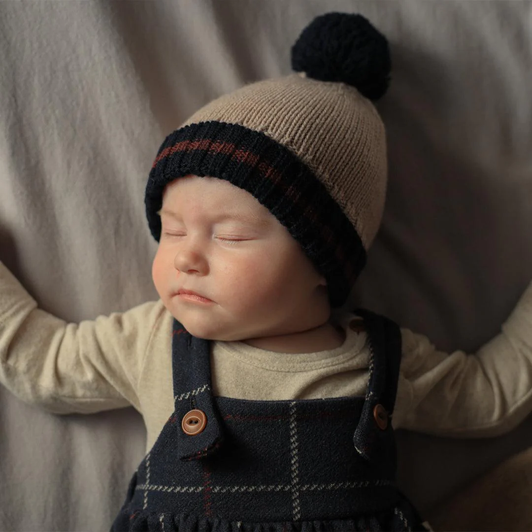 1+ In The Family Brian College Beanie - Tortora - Image 2