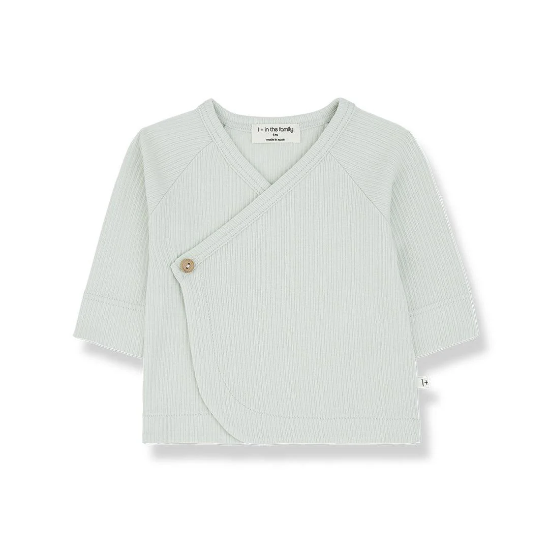 1+ in the family Elodie Long Sleeve Shirt - Pale Aqua