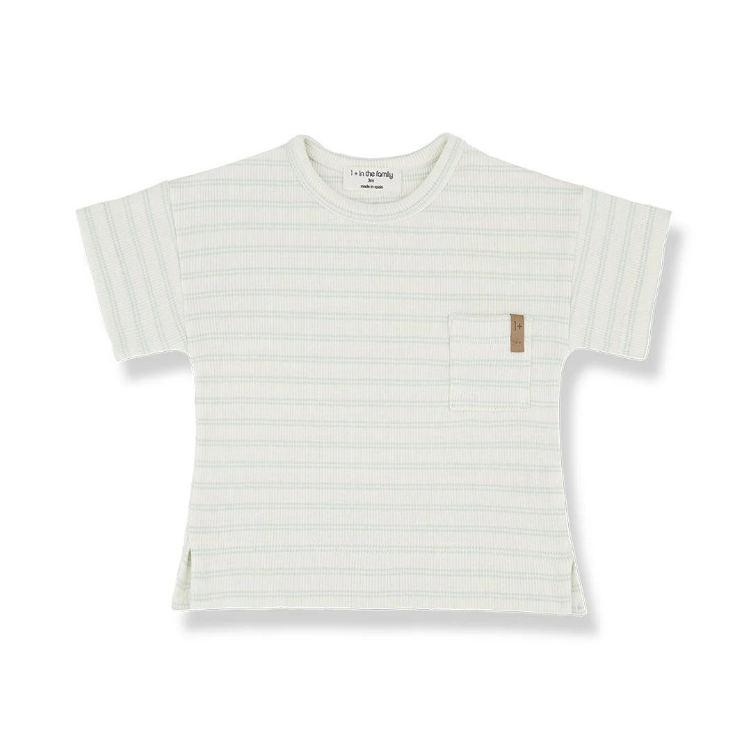 1+ in the family Pauli Short Sleeve T-Shirt - Subtle Green
