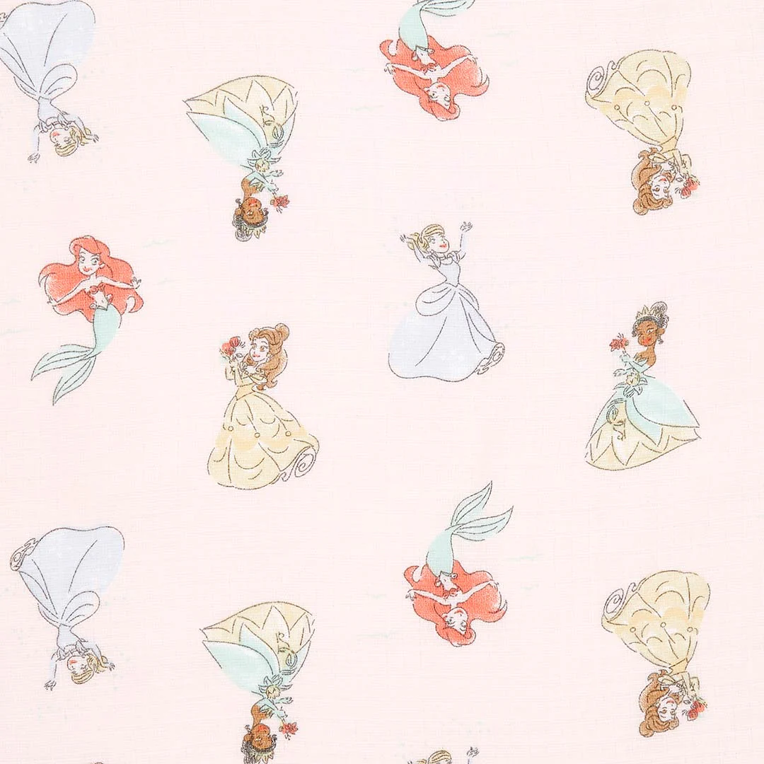 aden + anais Essentials Cotton Muslin Swaddle Blankets - Disney Princess - 2 Pack - Image 4