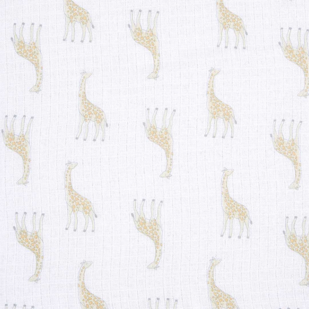 aden + anais Essentials Cotton Muslin Swaddle Blankets - Natural History - 4 Pack - Image 7