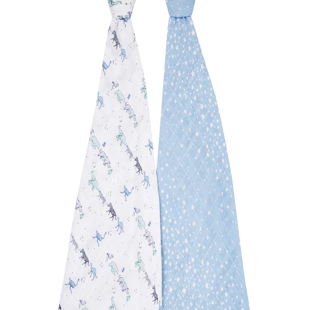 aden + anais Muslin Swaddles - Rising Star - 2 Pack - Image 3