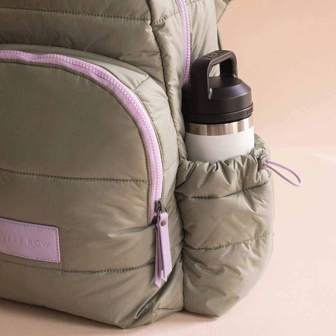 Avery Row Changing Backpack - Olive Green - Image 5