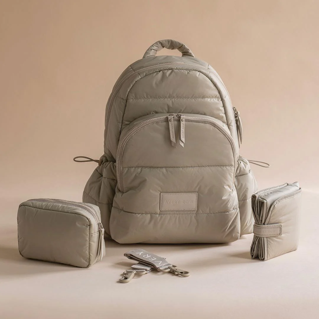 Avery Row Changing Backpack  - Oyster - Image 6