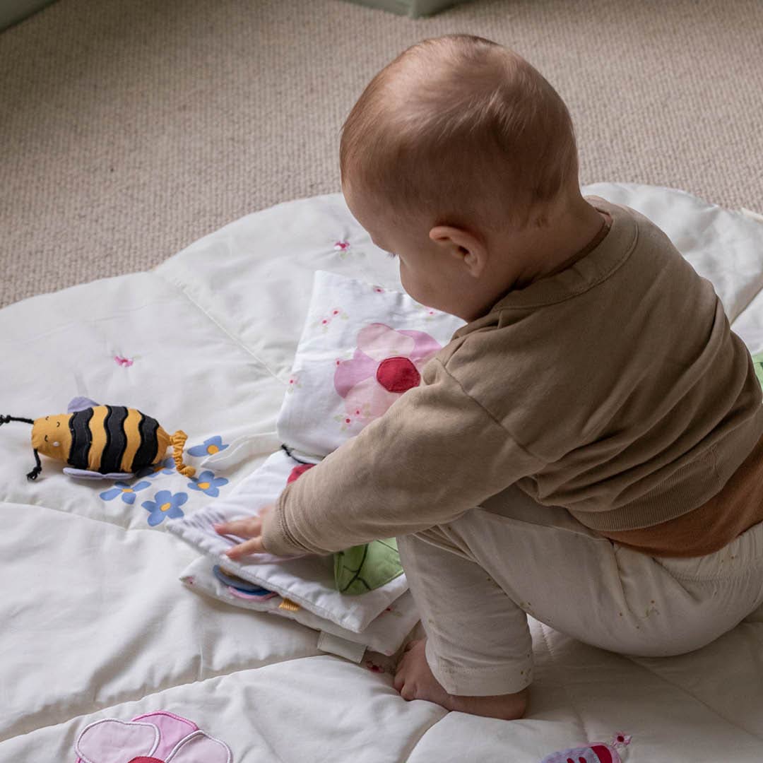 Avery Row Fabric Baby Book - Wildflower Garden - Image 4