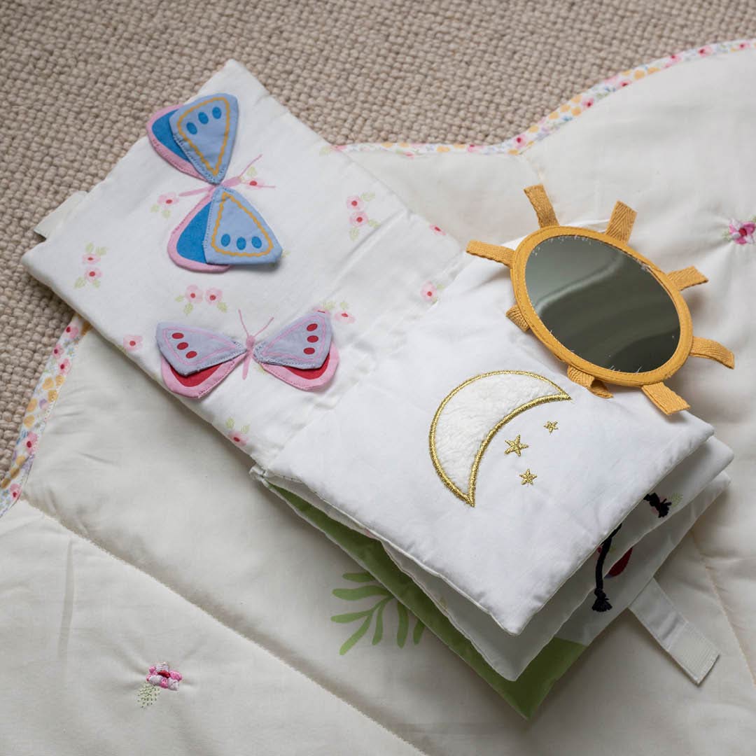 Avery Row Fabric Baby Book - Wildflower Garden - Image 9