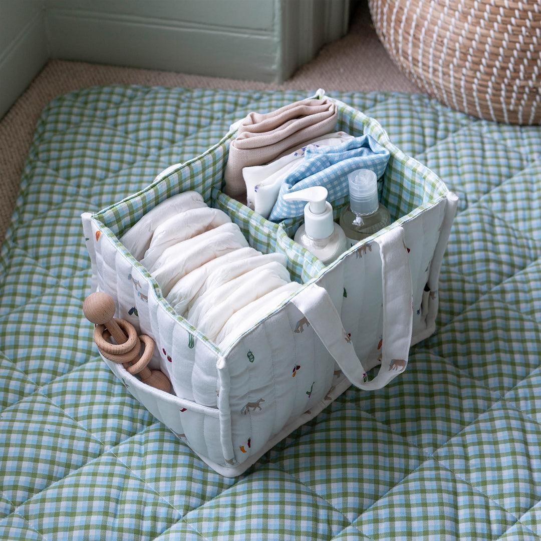 Avery Row Nappy Caddy - Little Farm - Image 4