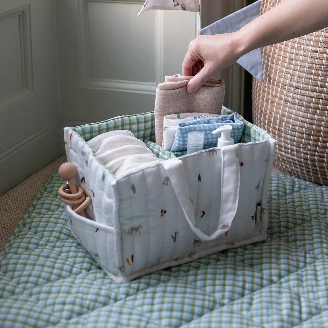 Avery Row Nappy Caddy - Little Farm - Image 5