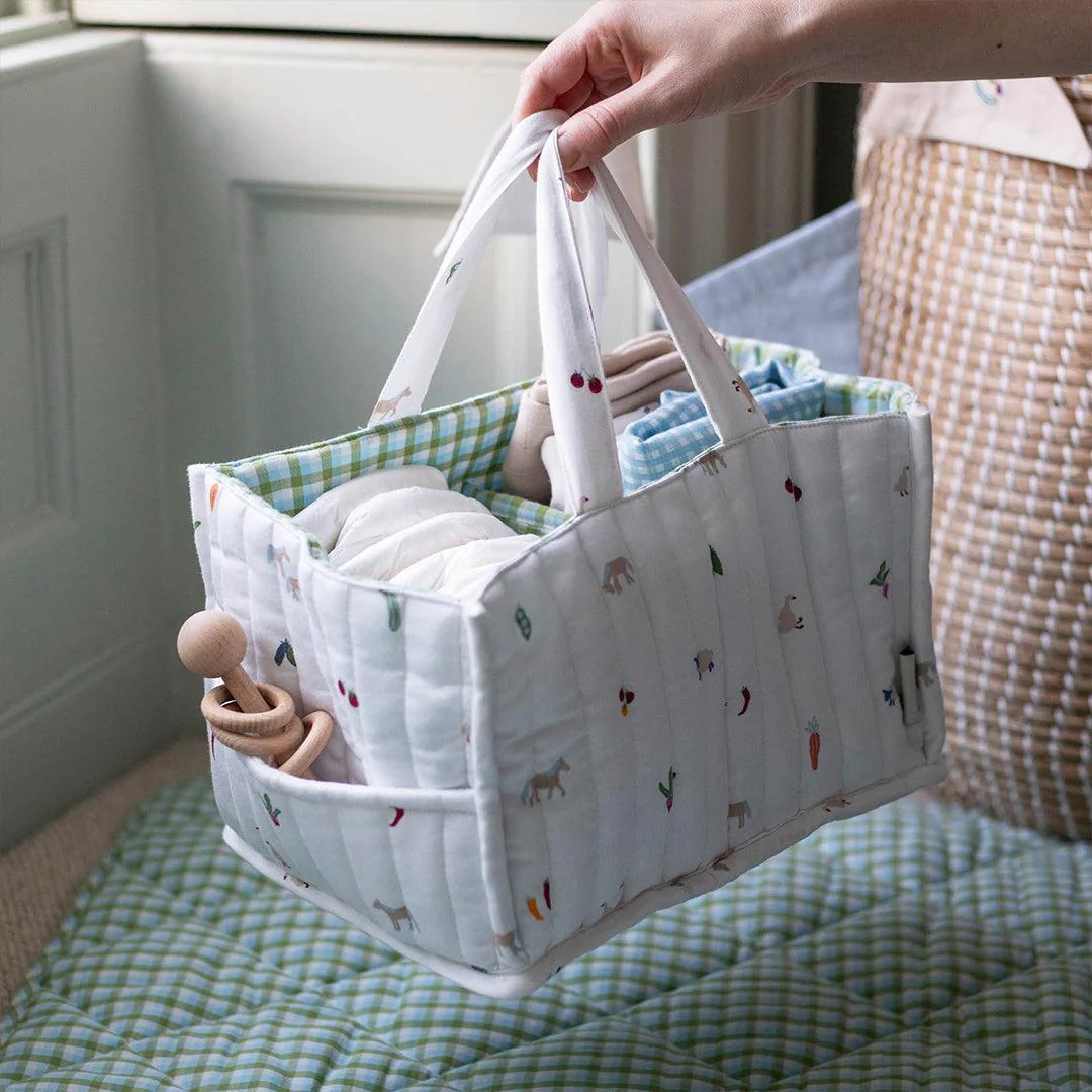 Avery Row Nappy Caddy - Little Farm - Image 6