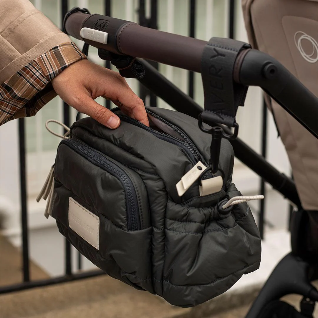 Avery Row Pram Organiser Bag - Soft Black - Image 2