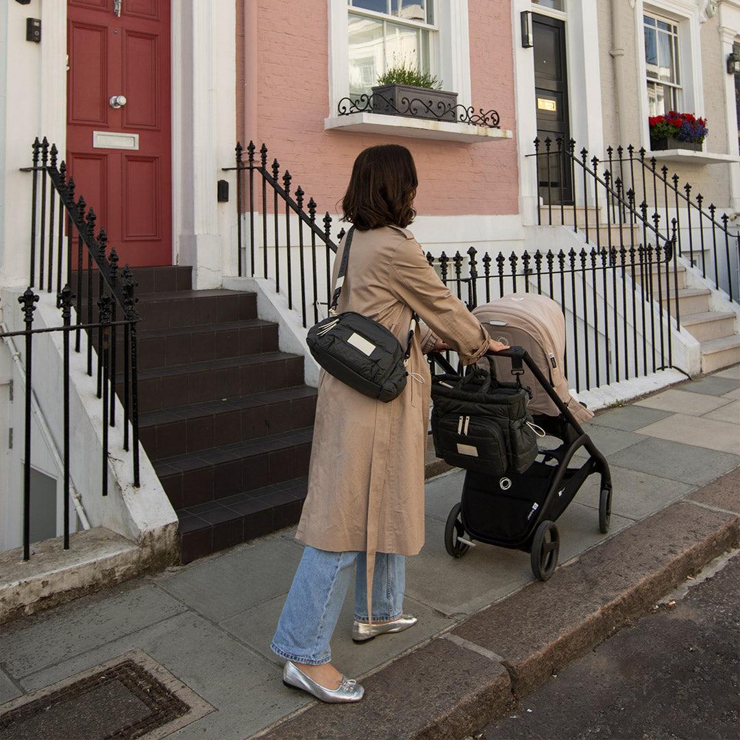 Avery Row Pram Organiser Bag - Soft Black - Image 5