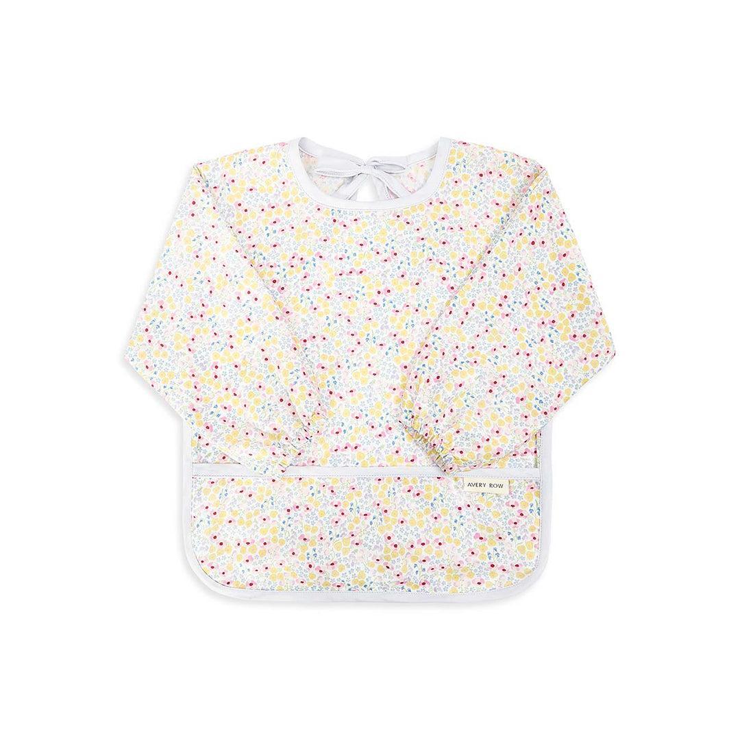 Avery Row Sleeved Bib - Wildflower Garden