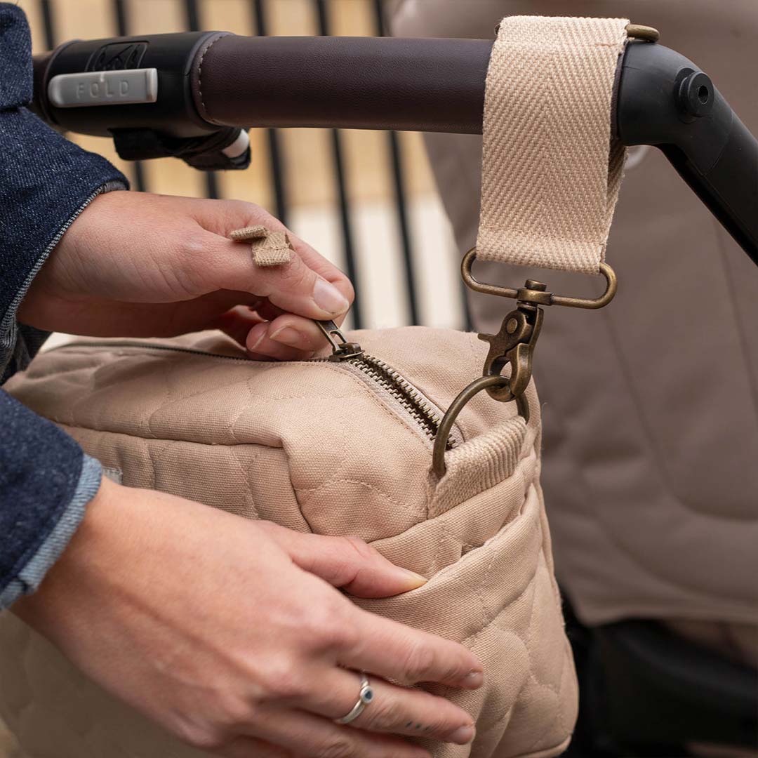 Avery Row Stroller Organiser Bag - Natural - Image 9