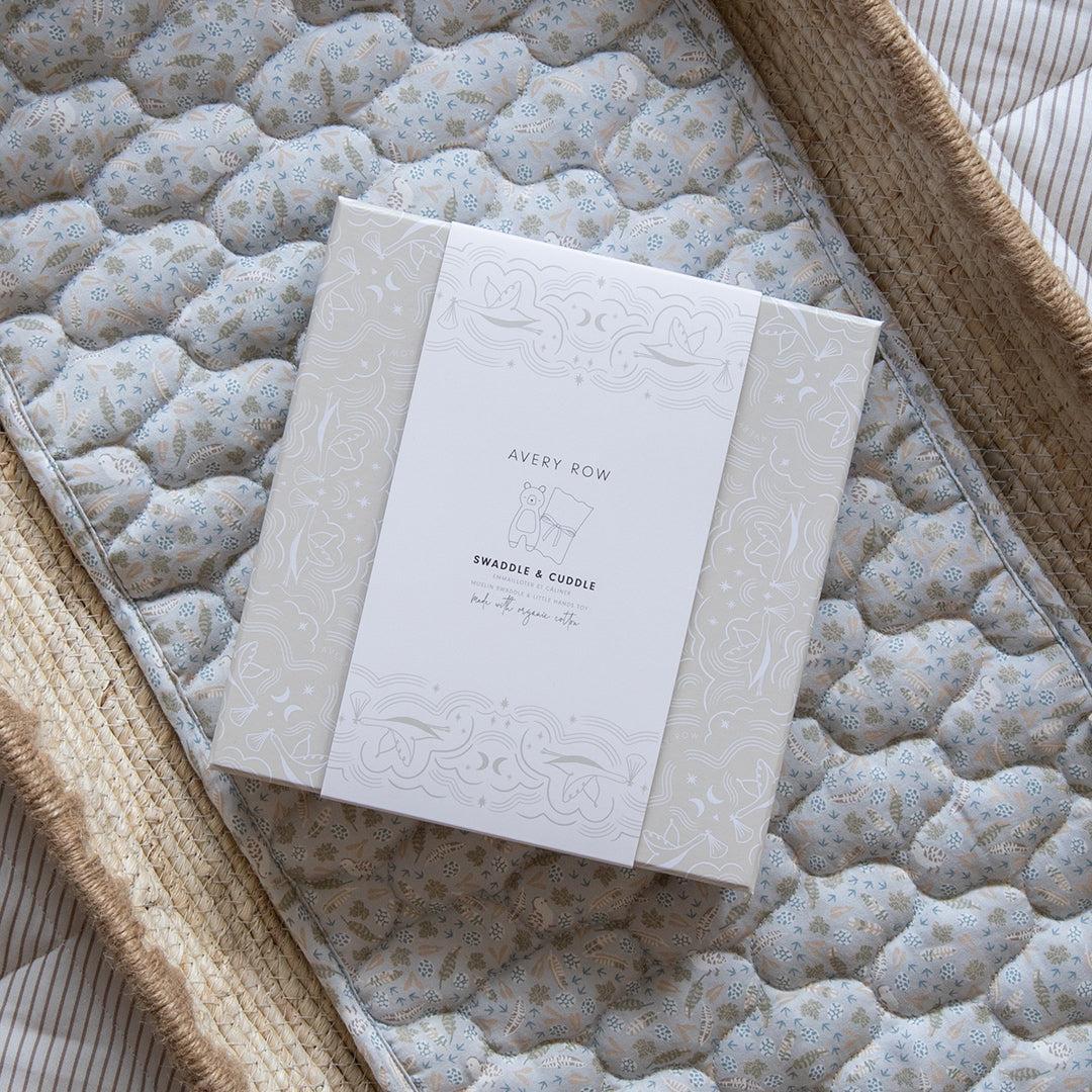 Avery Row Swaddle & Cuddle Gift Set - Nature Trail - Image 3