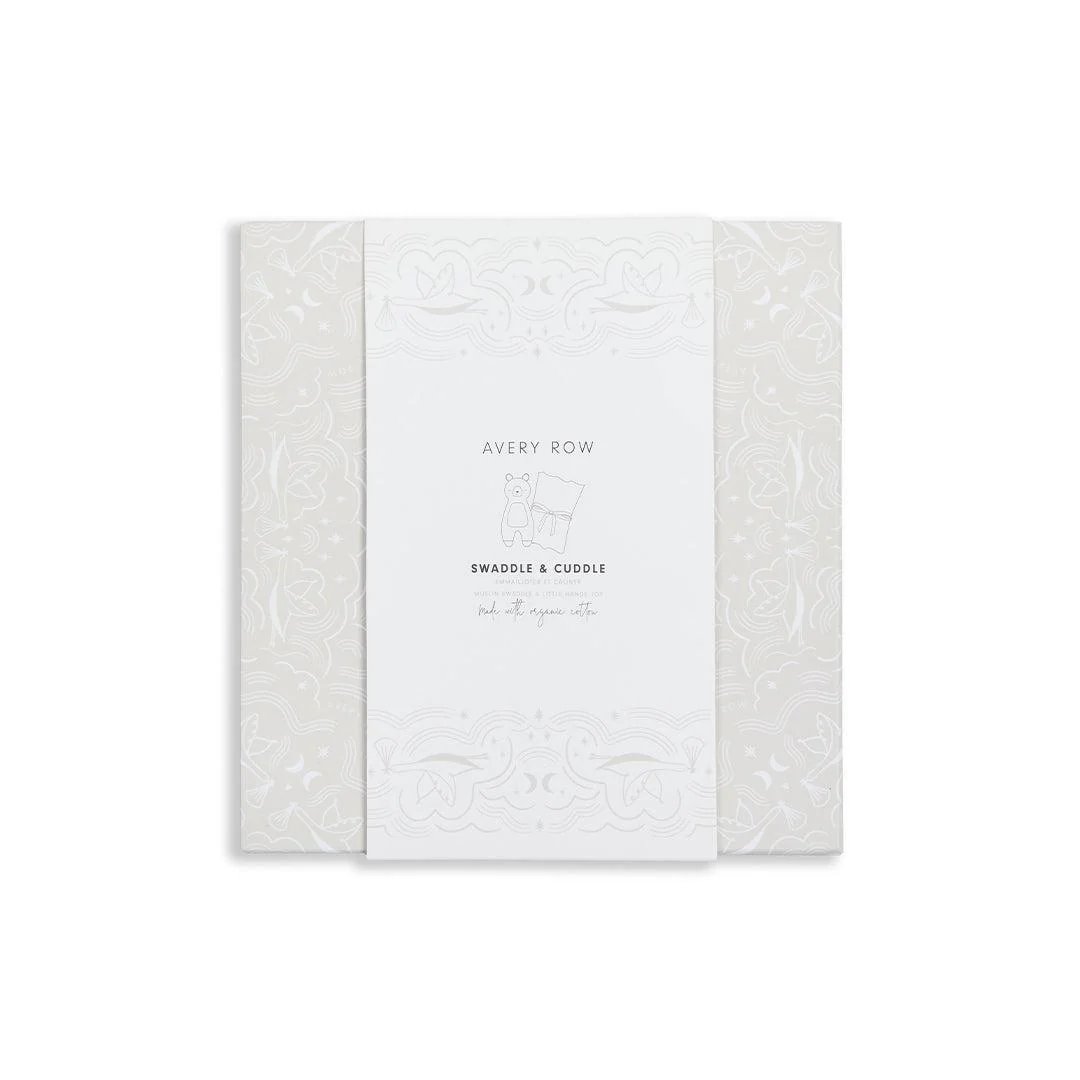 Avery Row Swaddle & Cuddle Gift Set - Riverbank - Image 5