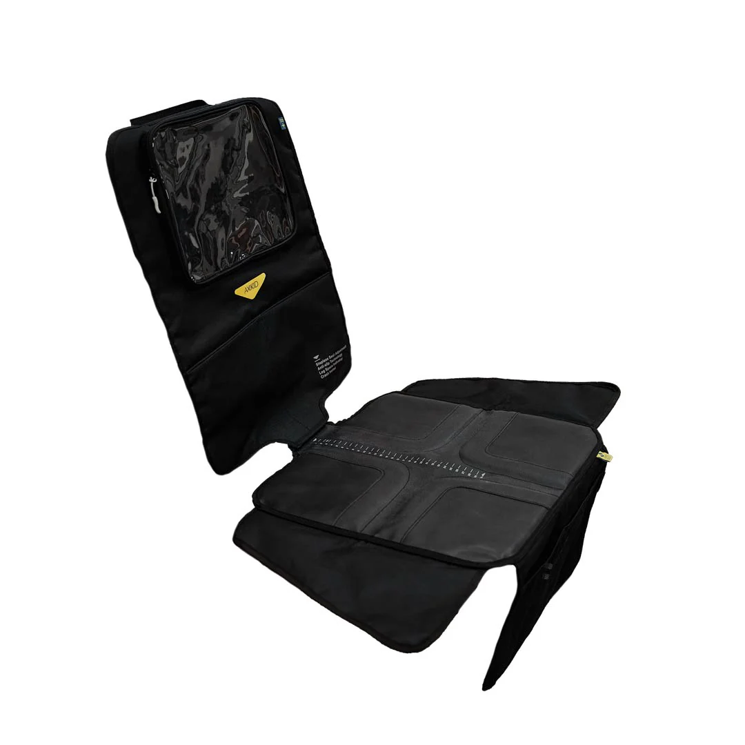 Axkid Car Seat Protector: Premium 3-in-1 Rear-Facing - Black - Image 2