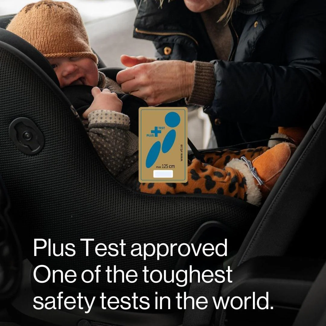 Axkid Minikid CORE Car Seat - Coastal Storm Black - Image 7