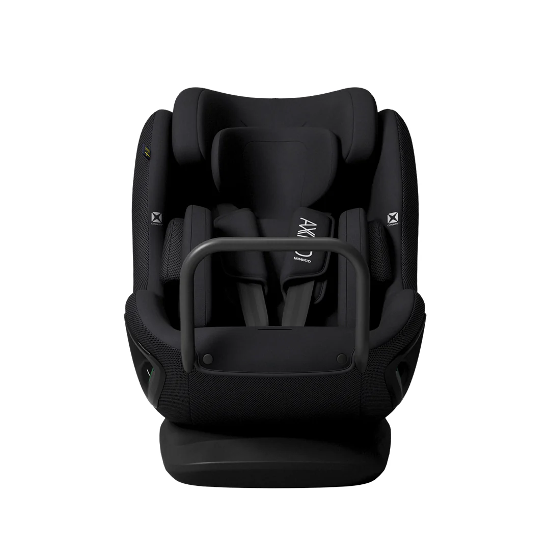 Axkid Minikid CORE Car Seat - Coastal Storm Black - Image 9
