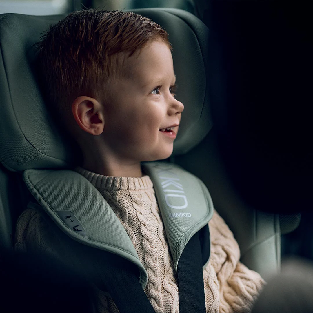 Axkid Minikid 4 Max Car Seat - Nordic Bloom Green - Image 5