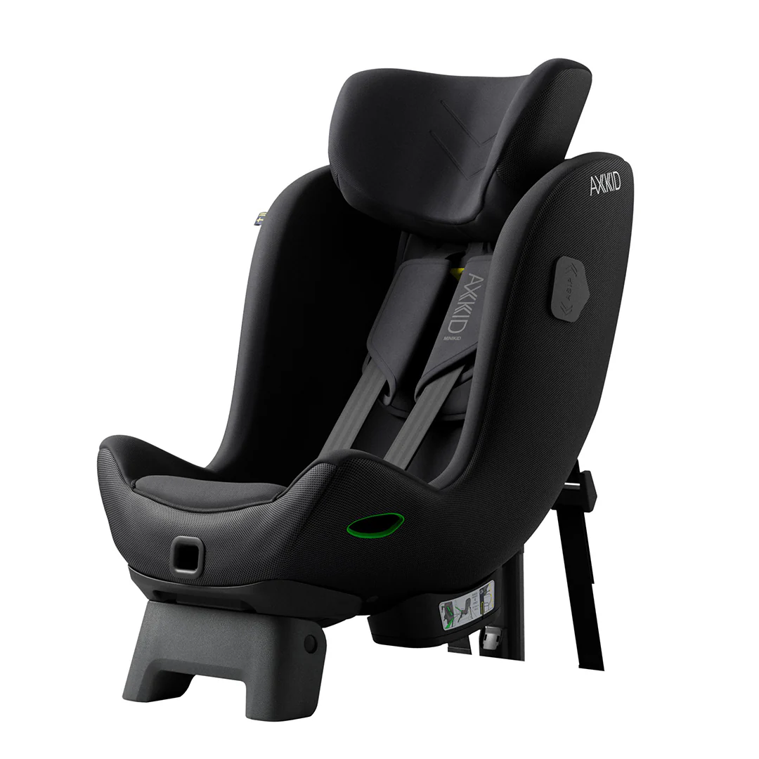 Axkid Minikid 4 Pro Car Seat - Coastal Storm Black - Image 7