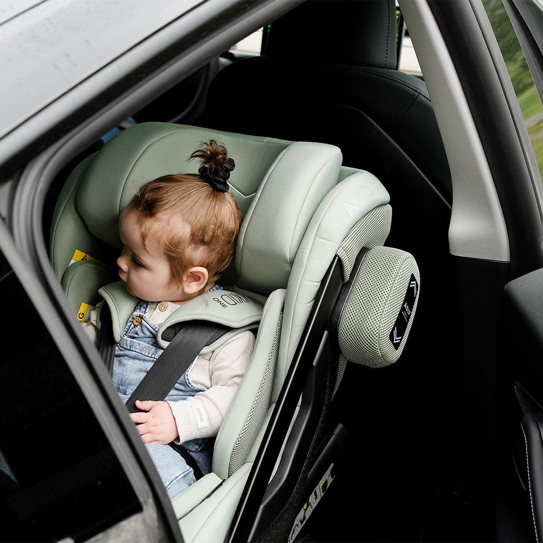 Axkid ONE 3 Car Seat - Nordic Bloom Green - Image 3