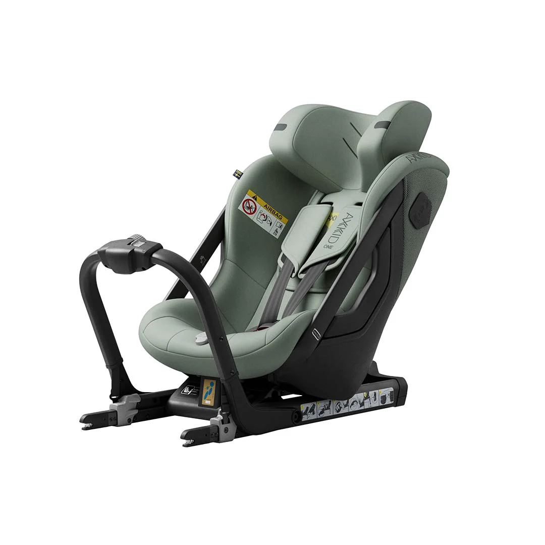Axkid ONE 3 Car Seat - Nordic Bloom Green - Image 4