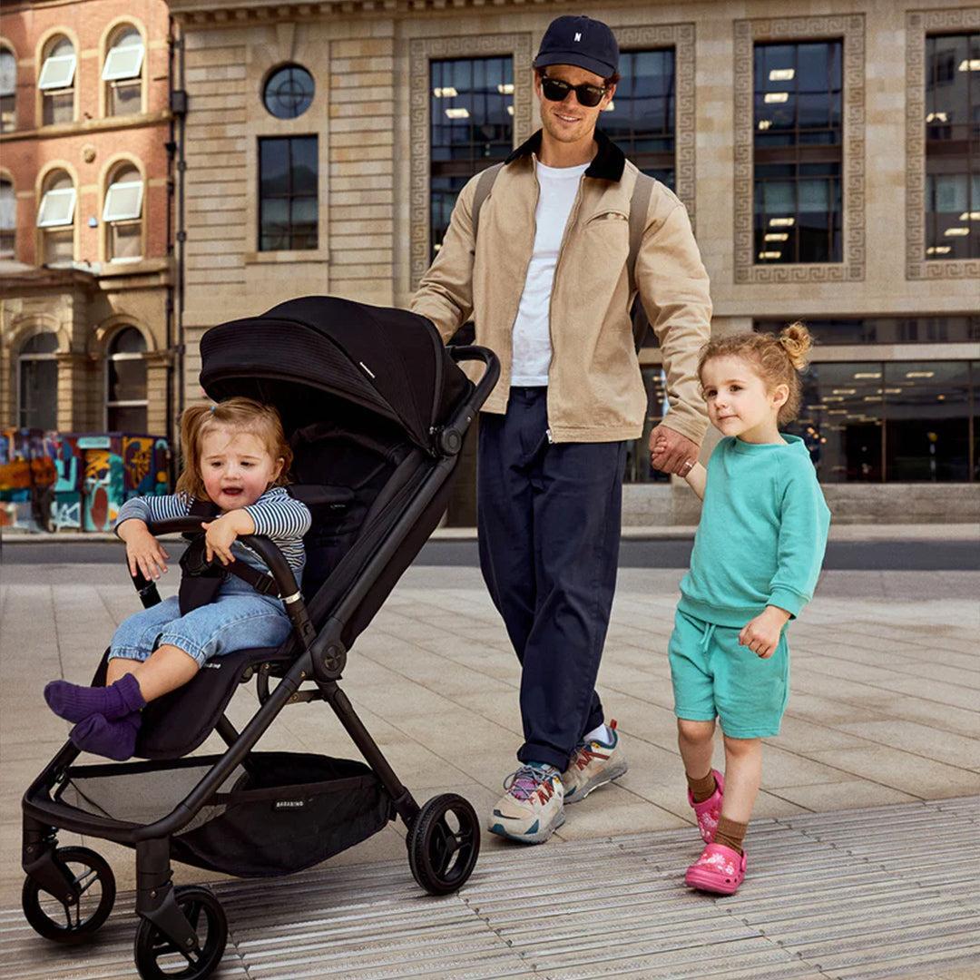Bababing Compact Autofold Stroller - Black - Image 4