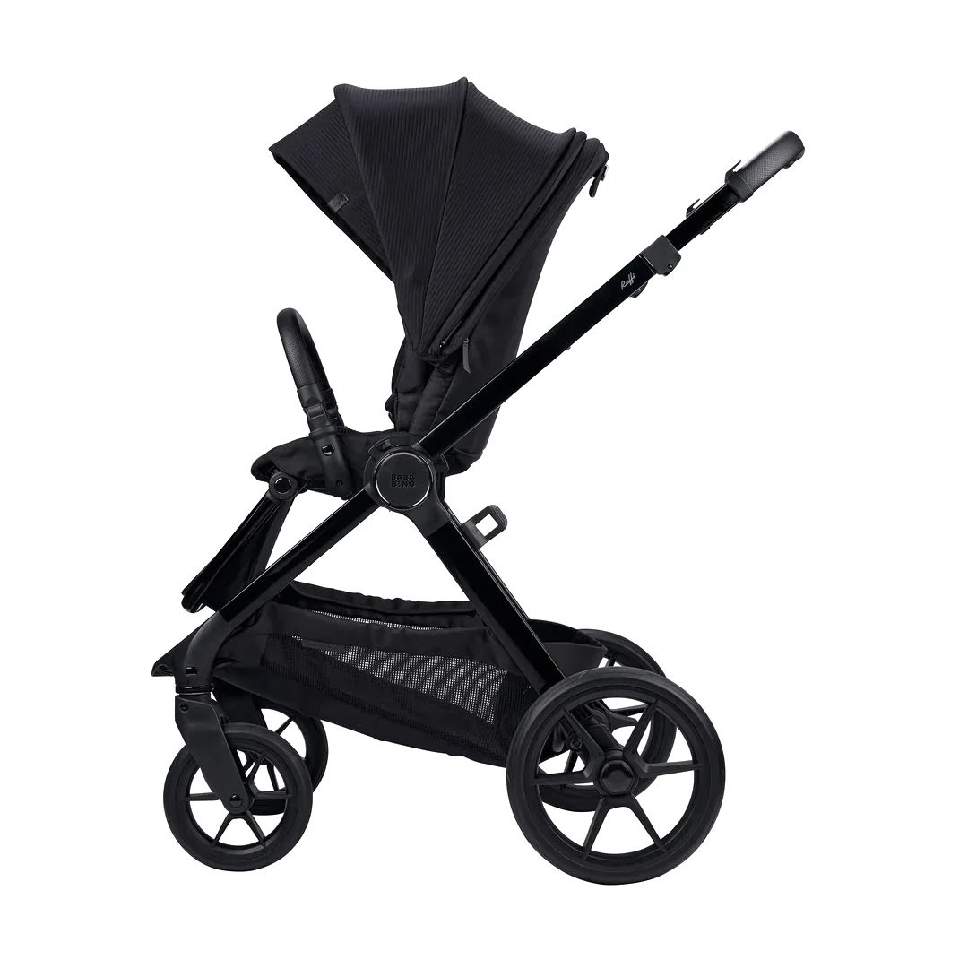 Bababing Raffi MKII Pushchair & Carrycot - Satin Black - Image 7