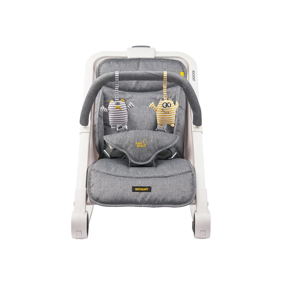 Bababing Rockout Baby Rocker - Grey Marl - Image 10