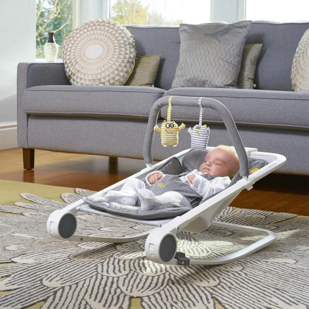 Bababing Rockout Baby Rocker - Grey Marl - Image 11