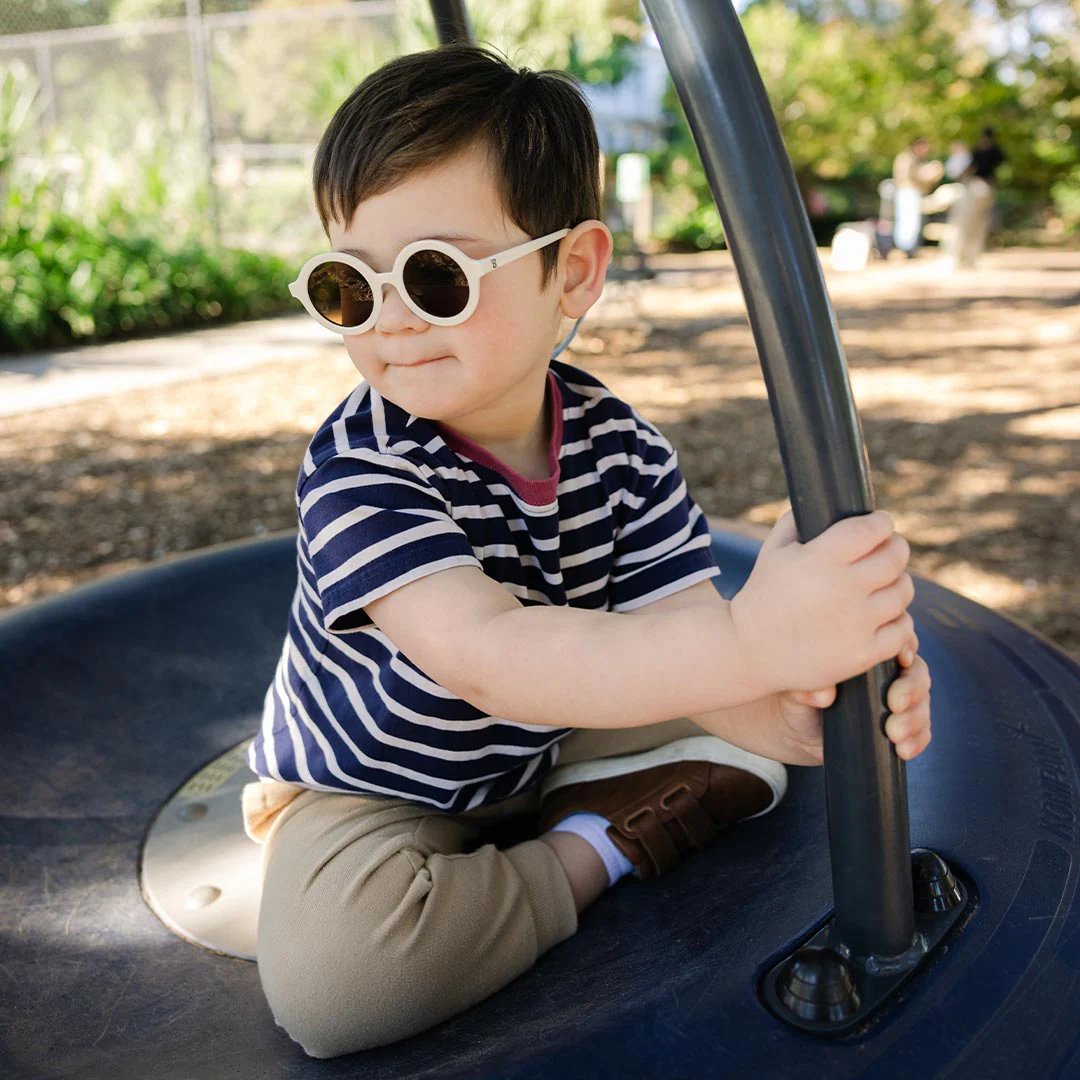 Babiators Original Euro Round Sunglasses - Sweet Cream - Image 3