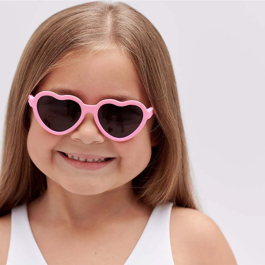 Babiators Original Heart Sunglasses- Bubblegum Pink - Image 3