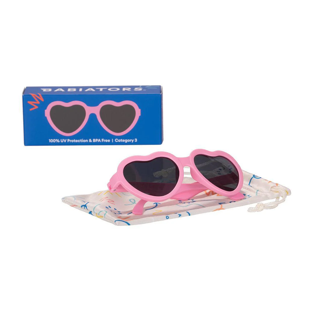 Babiators Original Heart Sunglasses- Bubblegum Pink - Image 5