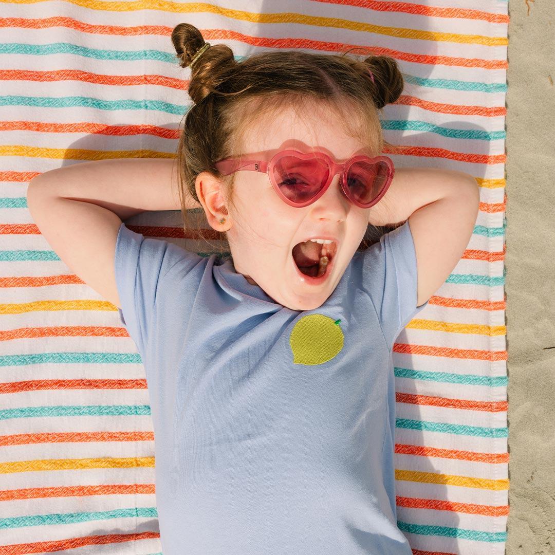 Babiators Original Mirrored Heart Sunglasses - Fuchsia Haze - Image 2
