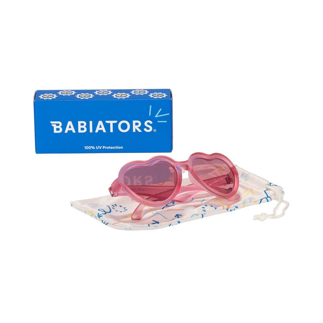 Babiators Original Mirrored Heart Sunglasses - Fuchsia Haze - Image 6