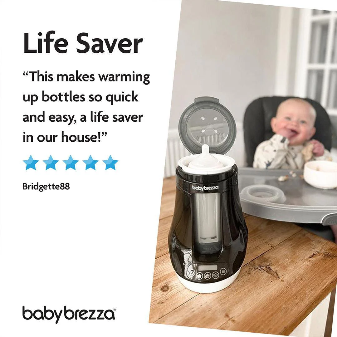 Baby Brezza Bottle + Breastmilk Warmer - Black & White - Image 10
