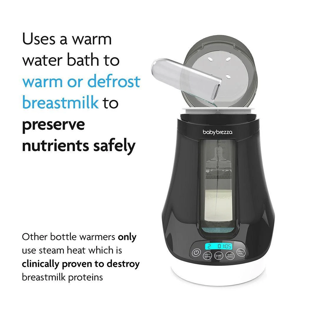 Baby Brezza Bottle + Breastmilk Warmer - Black & White - Image 4