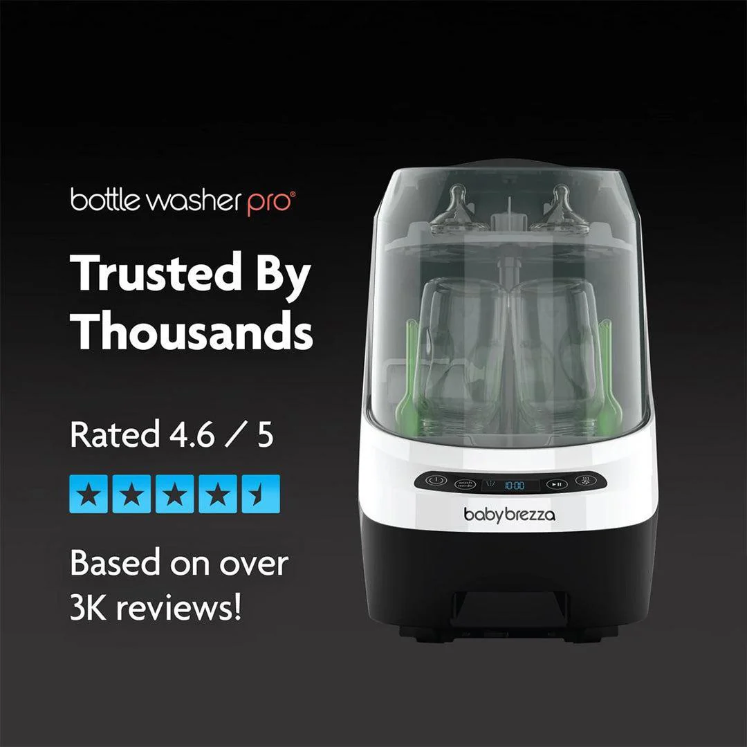 Baby Brezza Bottle Washer Pro - Black & White - Image 15