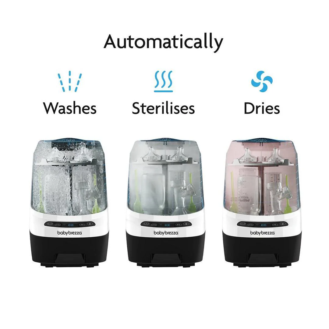 Baby Brezza Bottle Washer Pro - Black & White - Image 3