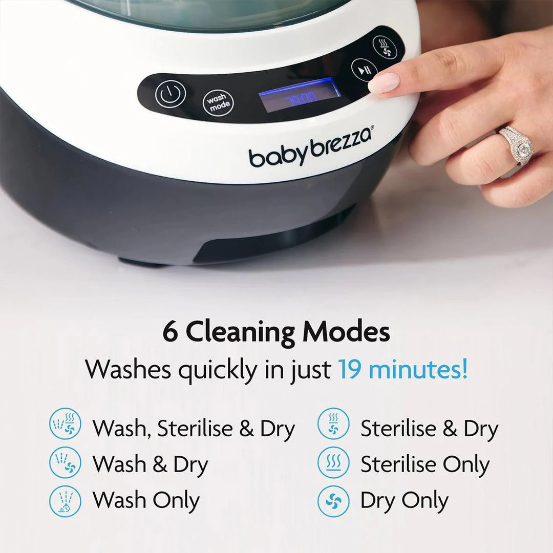Baby Brezza Bottle Washer Pro - Black & White - Image 6