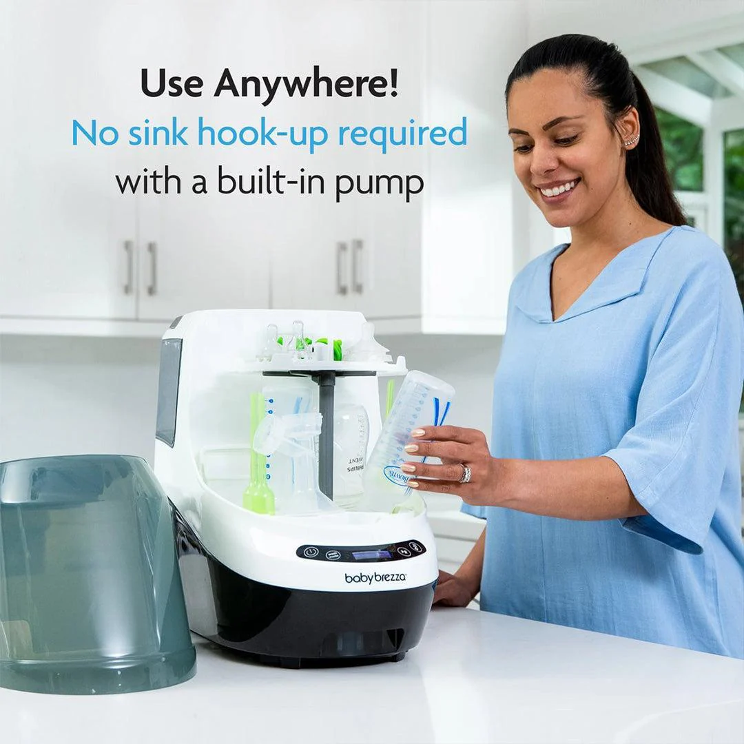Baby Brezza Bottle Washer Pro - Black & White - Image 9