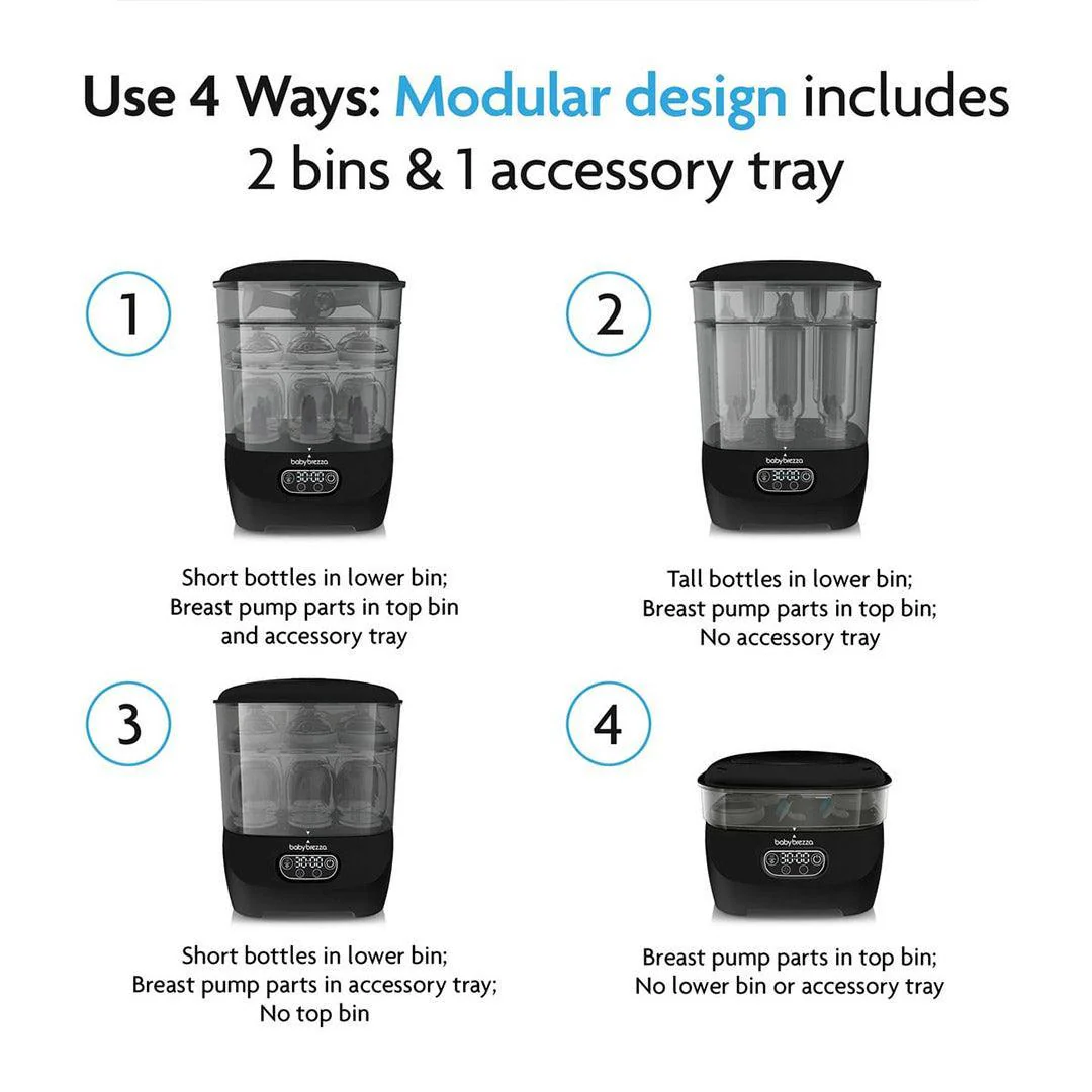 Baby Brezza Steriliser Dryer Advanced - Black - Image 8
