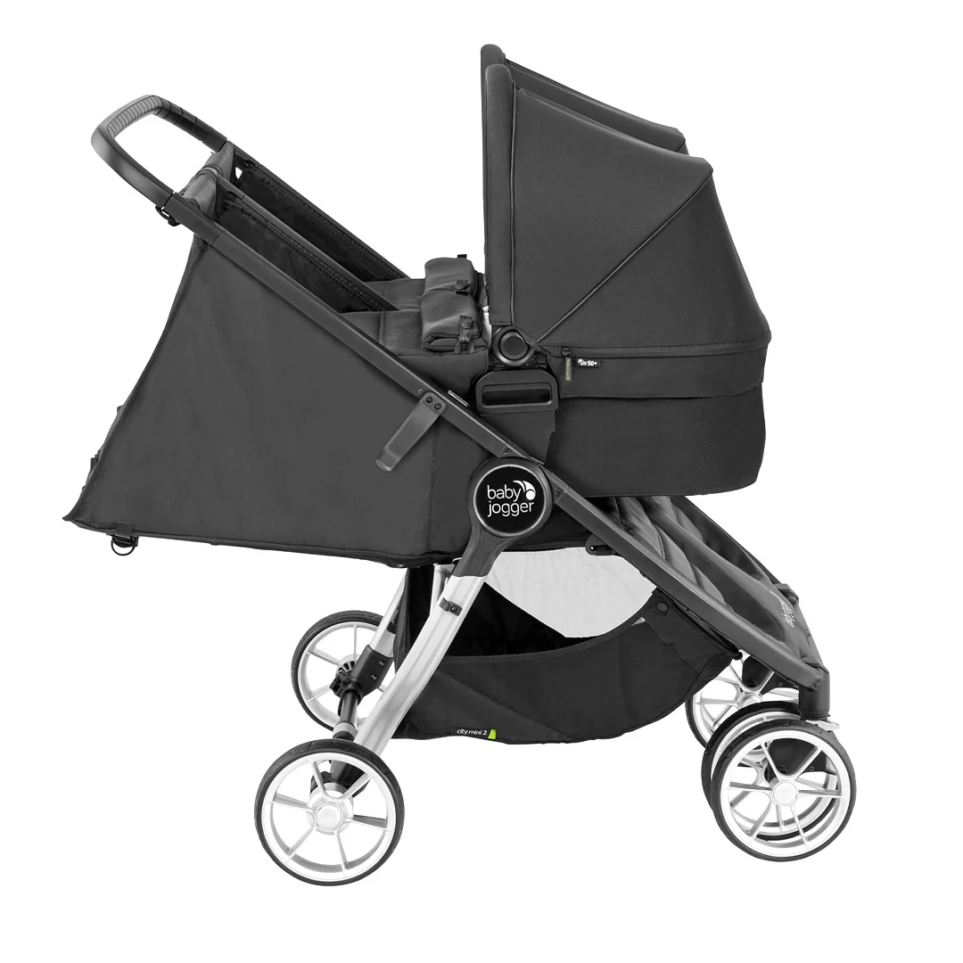 Baby Jogger City Mini 2/GT2 Double Carrycot - Opulent Black - Image 4