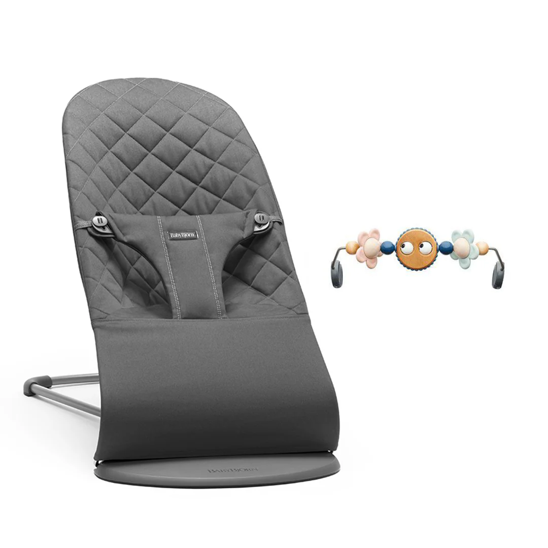 BabyBjorn Bouncer Bliss - Woven - Anthracite - Image 7