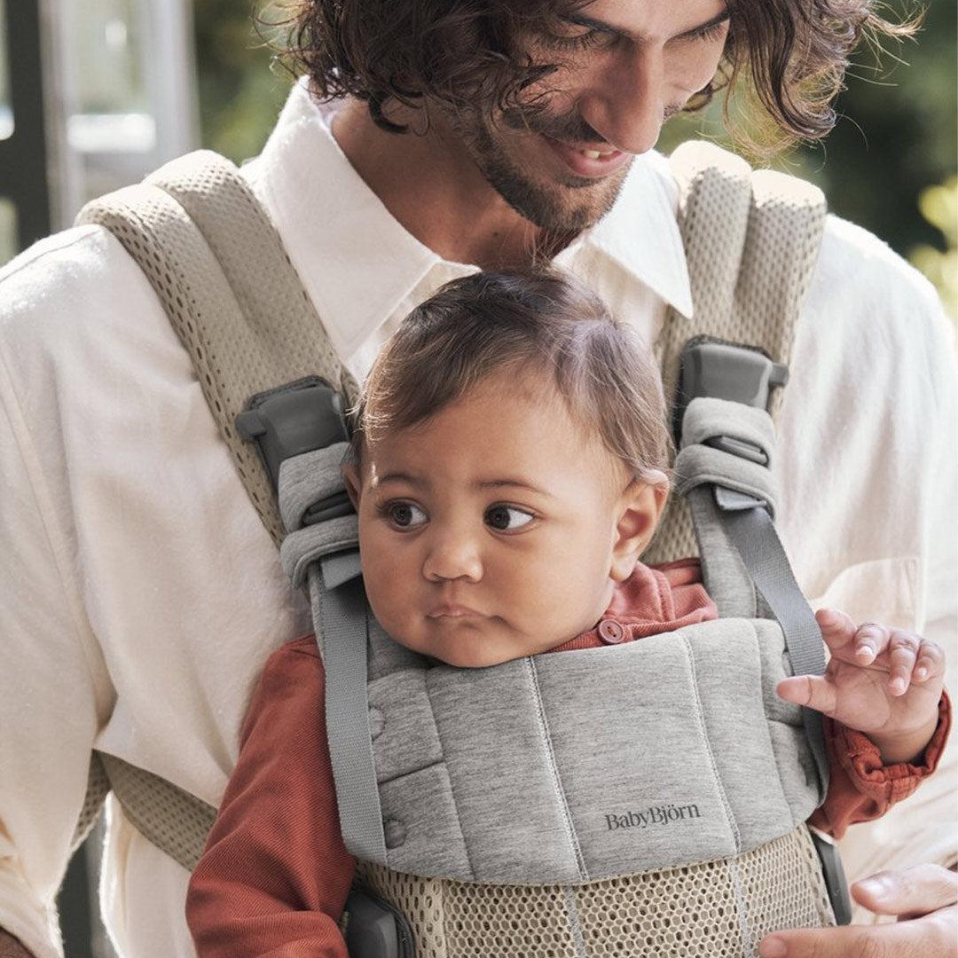 BabyBjorn Harmony 3D Mesh - Grey Beige - Image 6