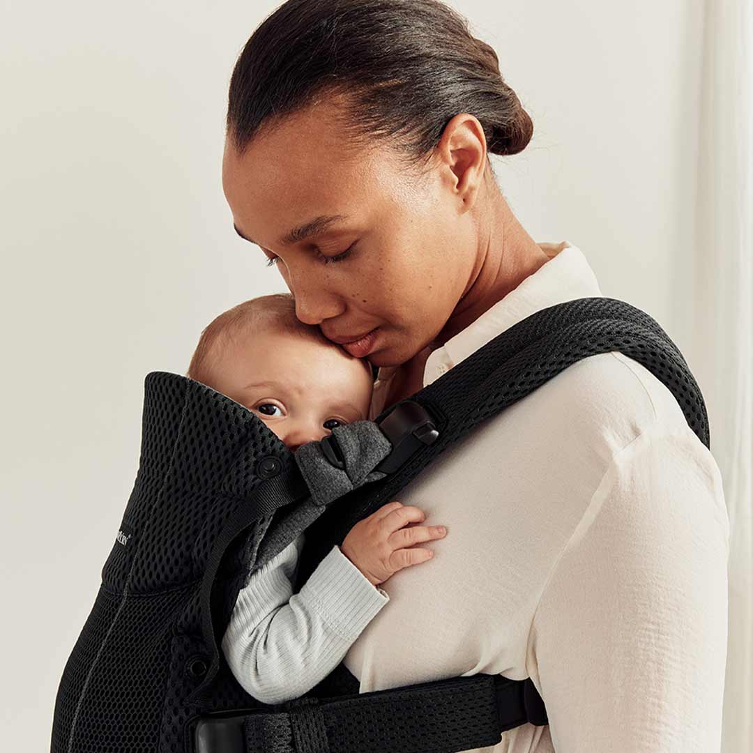BabyBjörn Harmony 3D Mesh/Jersey Baby Carrier - Black - Image 5