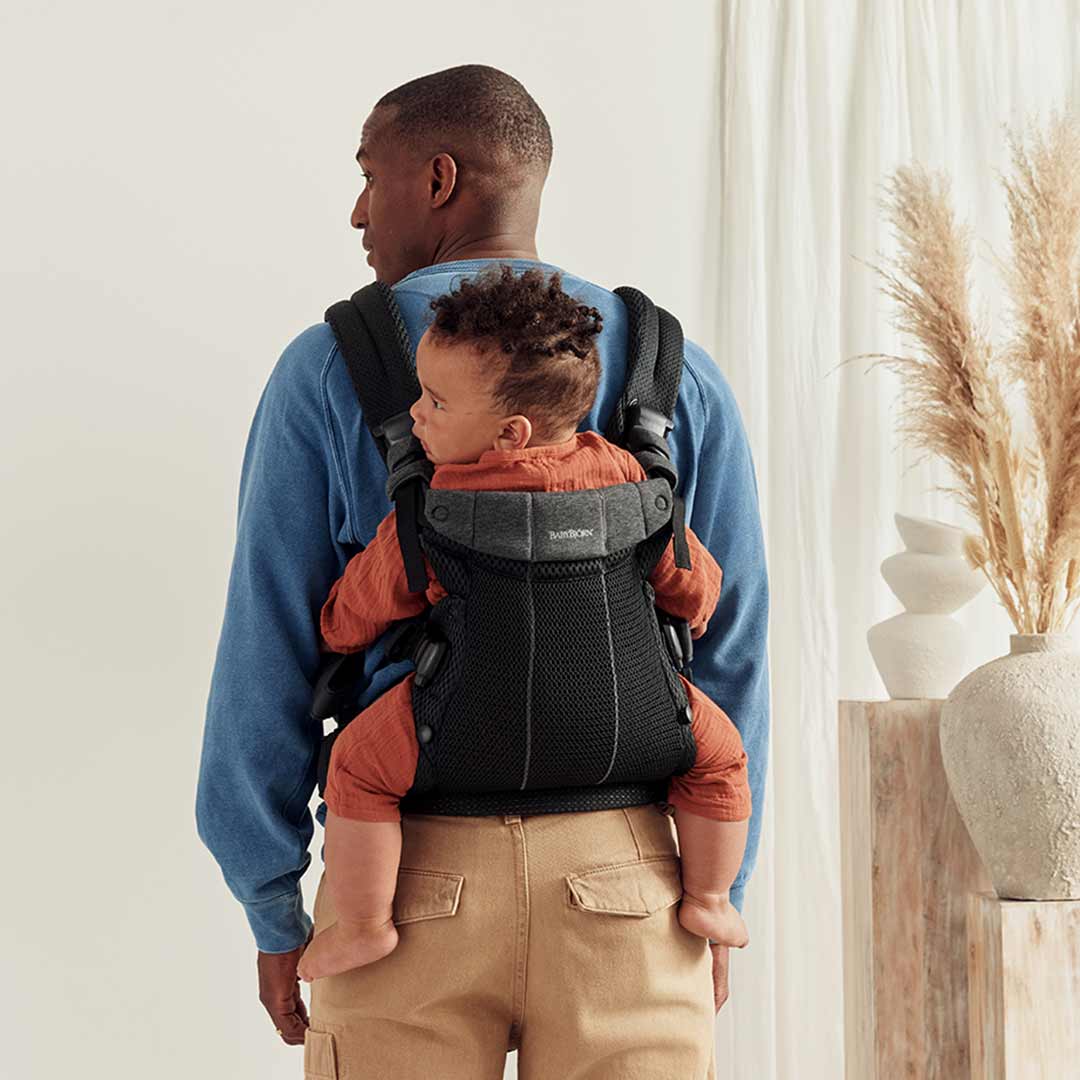 BabyBjörn Harmony 3D Mesh/Jersey Baby Carrier - Black - Image 8