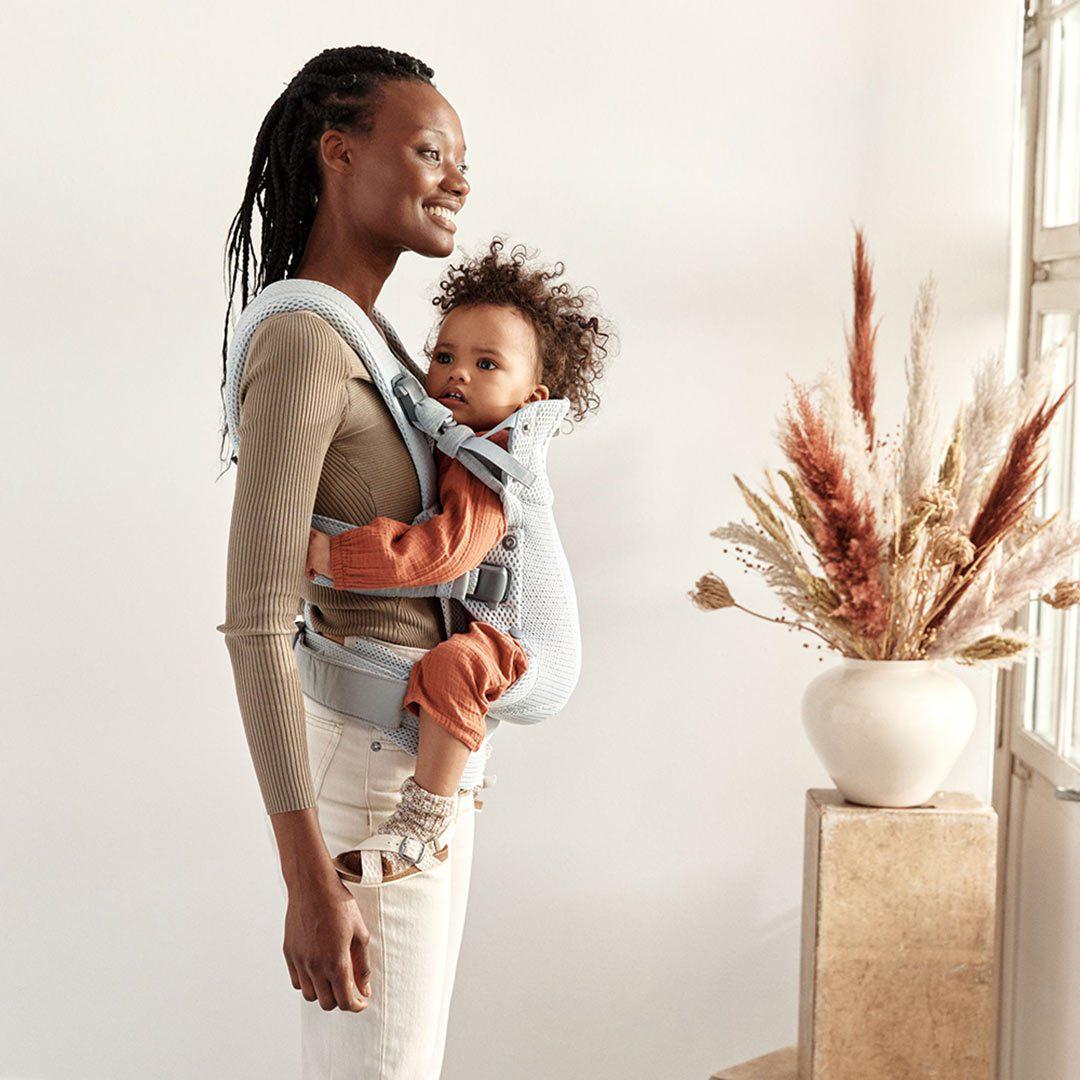 BabyBjorn Harmony 3D Mesh Baby Carrier - Silver - Image 3