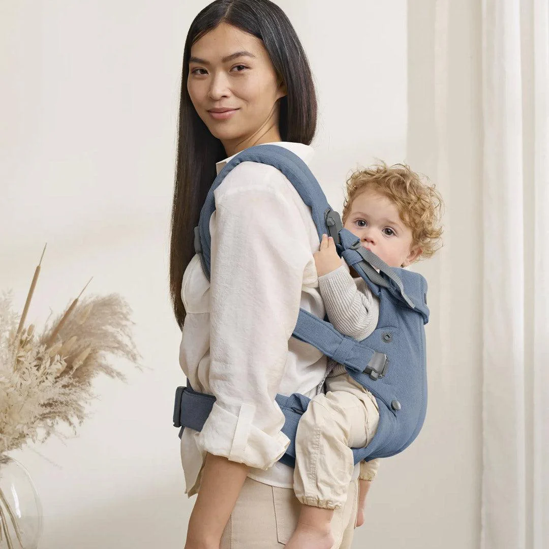 BabyBjorn Harmony Woven Melange - Blue - Image 8
